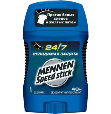 Mennen Speed Stick 24/7 Невидимая Защита Антиперспирант Стик 50 г