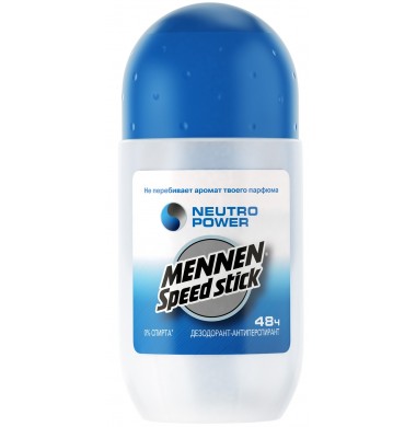 Mennen Speed Stick Neutro Power Антиперспирант Ролик 50 мл