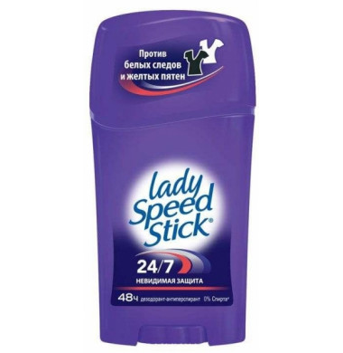 Lady Speed Stick 24/7 Невидимая Защита Антиперспирант Стик 45 г
