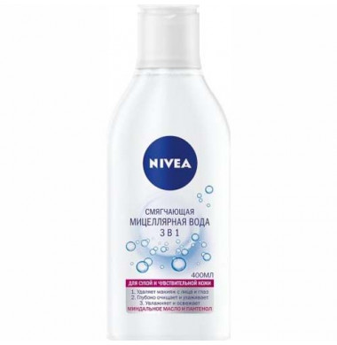 Nivea  Смягчающая 3 в 1 Мицеллярная Вода 400 мл