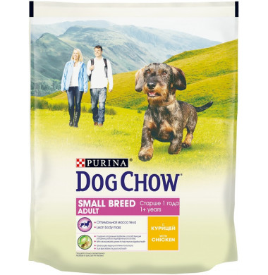 Purina Dog Chow Сухой Корм С Курицей  Для Взрослых Собак Мелких Пород  800 г