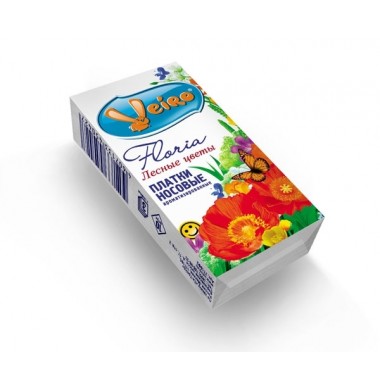 Veiro Floria Лесные Цветы 3-слойные Бумажные Платочки 10 шт