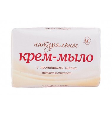 Невская Косметика Натуральное Крем-Мыло с Протеинами Шелка 90 г