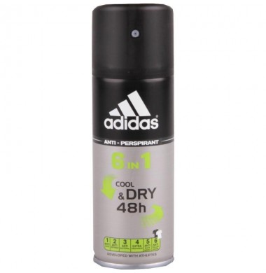 Adidas 6 в 1 Cool&Dry Антиперспирант 150 мл 