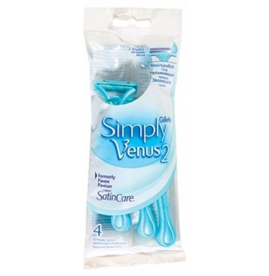 Gillette Simply Venus Бритвенный Станок Одноразовый 3 шт + 1 Станок GilletteSimply Venus В подарок