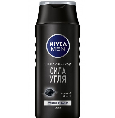 Nivea Men Сила Угля Шампунь 250 мл