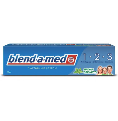Blend-a-med 3-Эффект Мягкая Свежесть Зубная Паста 50 мл