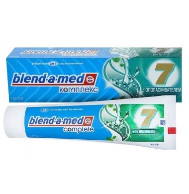 Blend-a-med Комплекс 7 2 в 1 с Ополаскивателем Зубная Паста 100 мл