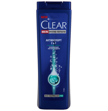 Clear Men Активспорт 2 в 1 Шампунь и Бальзам 200 мл