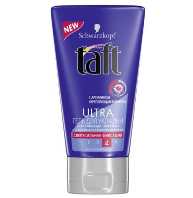 Taft Ultra Сверхсильная Фиксация Гель 150 мл