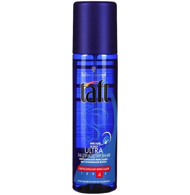 Taft Ultra Сверхсильная Фиксация Лак для моделирования 200 мл
