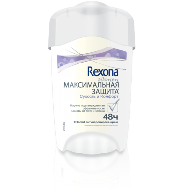 Rexona Максимальная Защита Сухость и Комфорт Антиперспирант-Крем 45 мл