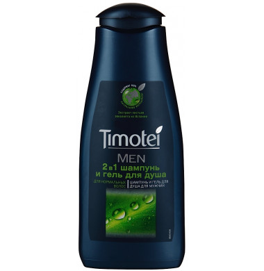 Timotei Men 2 в 1 Шампунь и Гель для душа 400 мл
