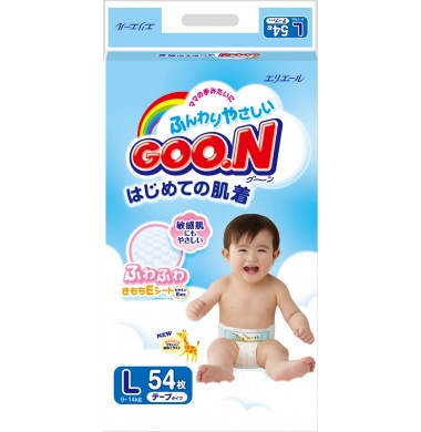 Goon размер L 9-14 кг Подгузники 54 шт