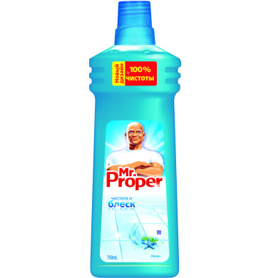 Mr. Proper Океан Чистота и Блеск Жидкость Моющая 750 мл