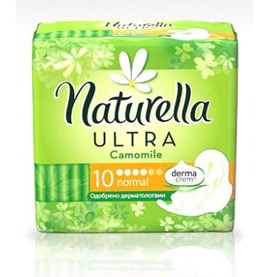 Naturella Ultra Camomile Normal Женские Гигиенические Прокладки с крылышками 10 шт
