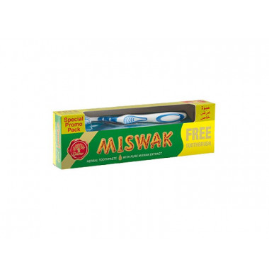 Mishwak травяная Зубная Паста 190 г + Зубная Щетка 