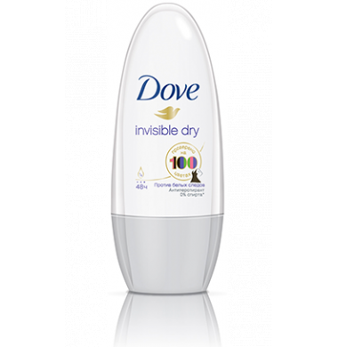 Dove Невидимый Антиперспирант Ролик 50 мл
