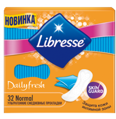 Libresse Dailyfresh Normal Женские Гигиенические Прокладки на каждый день 32 шт