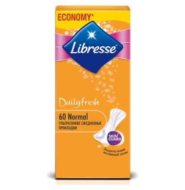 Libresse Dailyfresh Normal Женские Гигиенические Прокладки на каждый день 60 шт
