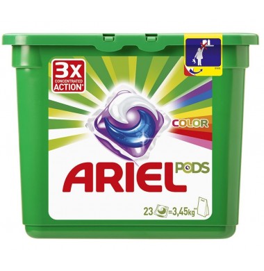 Ariel Pods 3 в 1 Color & Style Капсулы Гелевые 23 шт