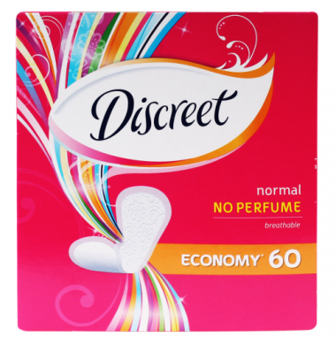 Discreet Normal Женские Гигиенические Прокладки на каждый день 60 шт
