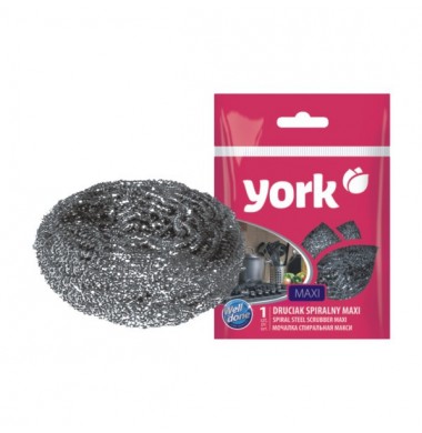 York  Мочалка для посуды Стальная 