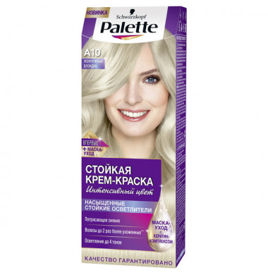 Palette Cтойкая Крем-Краска А10 Жемчужный Блондин