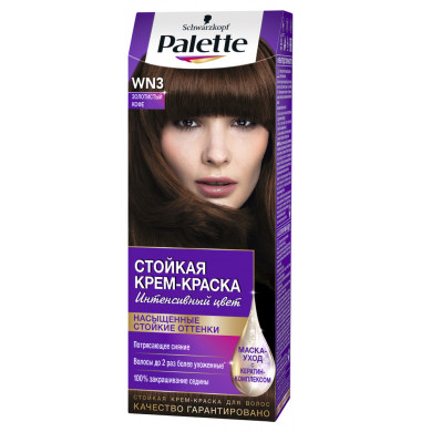 Palette Cтойкая Крем-Краска WN3 Золотистый Кофе