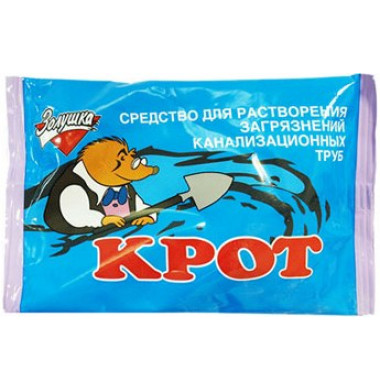 Крот Чистые Трубы Средство Для Прочистки Канализационных Труб 90 г 