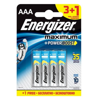 Energizer Maximum AA Батарейка 3 шт + 1 шт