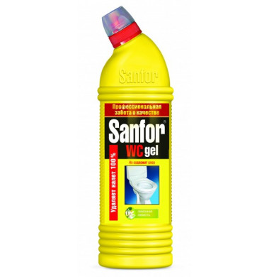 Sanfor WC gel Лимонная Свежесть Гель 1 кг