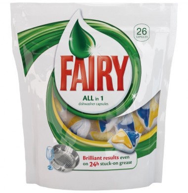 Fairy All in1 Dishwasher Capsules для Посудомоечных Машин 26 шт