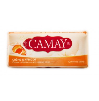 Camay Сливки с Абрикосом Мыло Туалетное 90 г