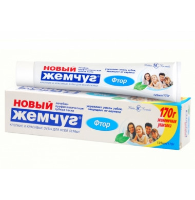 Новый Жемчуг Фтор Зубная Паста 170 мл