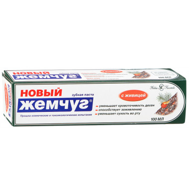 Новый Жемчуг с Живицей Зубная Паста 100 мл