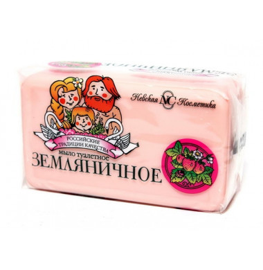 Невская Косметика Земляничное Мыло Туалетное 140 г