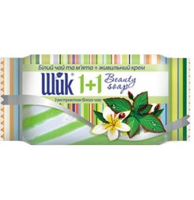 Шик Beauty 1+1 Белый Чай и Мята+Крем Мыло Туалетное 90 г