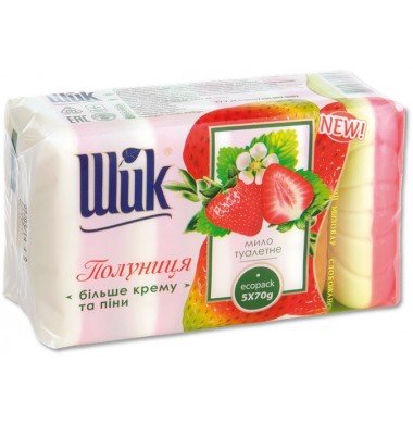Шик Клубника Мыло Туалетное 70 г*5 шт