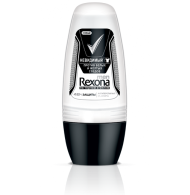 Rexona Men Невидимый На Черном и Белом Антиперспирант Ролик 50 мл