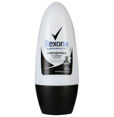 Rexona Невидимая На Черном и Белом Антиперспирант Ролик 50 мл