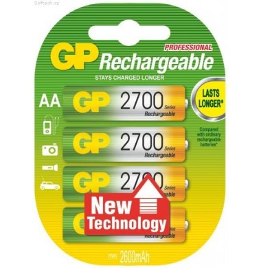 GP Rechargeable 2700mAh AA Аккумулятор 4шт