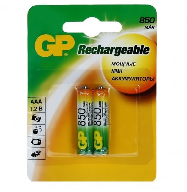 GP Rechargeable 850mAh AAA Аккумулятор 2шт