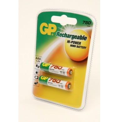 GP Rechargeable 750mAh AAA Аккумулятор 2шт