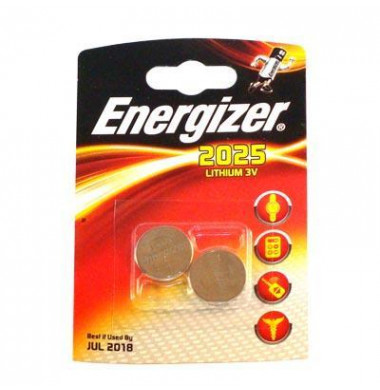 Energizer CR2025 Батарейка 2шт
