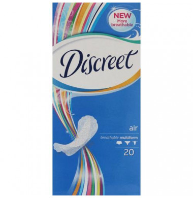 Discreet Air Мультиформ Женские Гигиенические Прокладки на каждый день 20 шт
