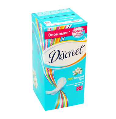 Discreet Deo Весенний Бриз Мультиформ Женские Гигиенические Прокладки на каждый день 60 шт