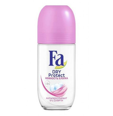 Fa Fresh&Dry Нежность Хлопка  Антиперспирант Ролик 50  мл