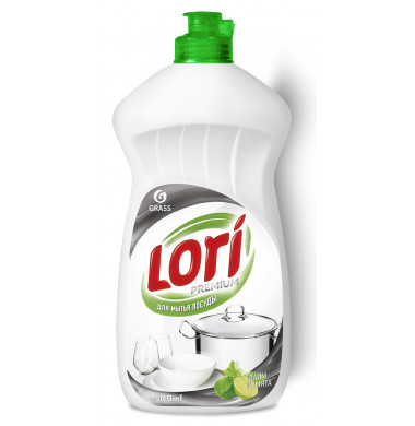 LORI  Premium Жидкость Для Мытья Посуды Лайм и Мята 500 мл
