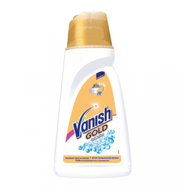 Vanish Gold Oxi Action Кристальная Белизна Пятновыводитель + Отбеливатель Жидкость 1 л
